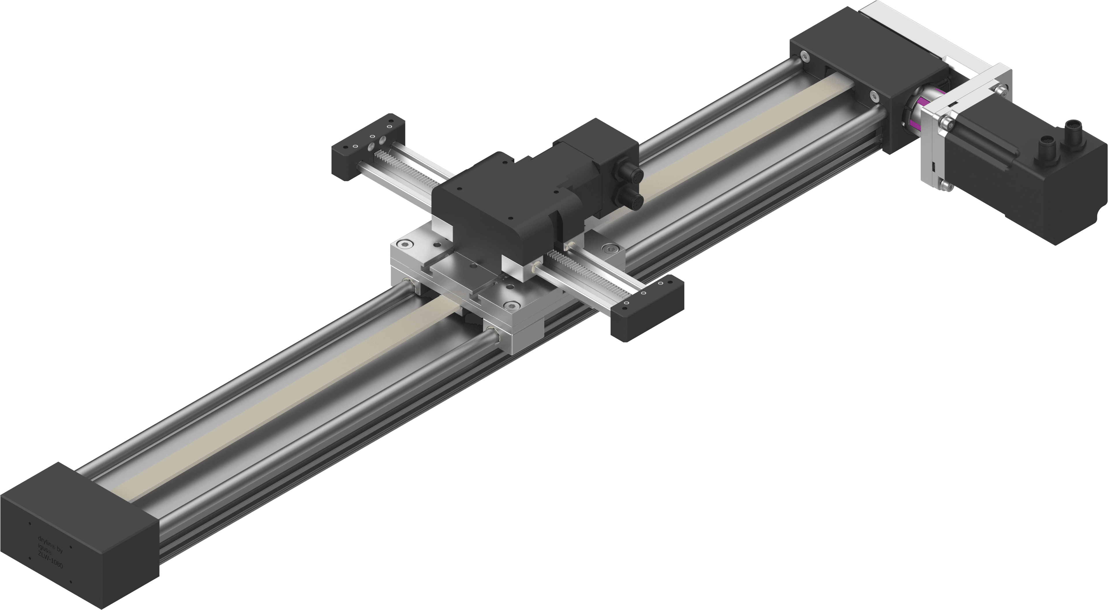 Line Gantry - 500x150 mm, Stepper Motors with Encoder