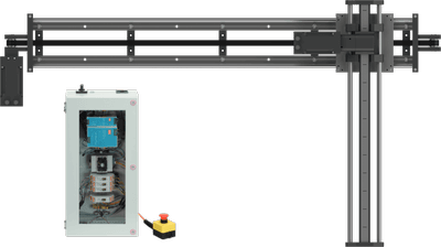 Line Gantry - 800x500 mm, Stepper Motors with Encoder 