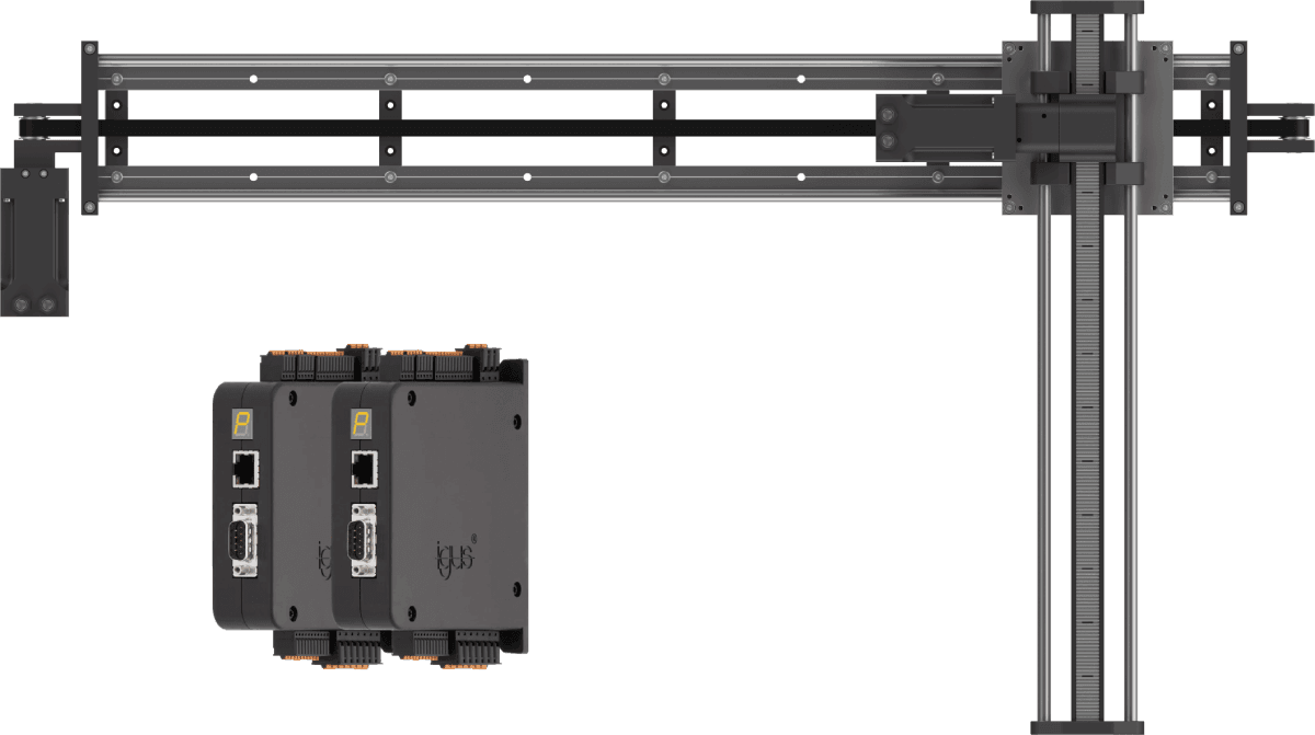 Line Gantry - 800x500 mm, Stepper Motors with Encoder 