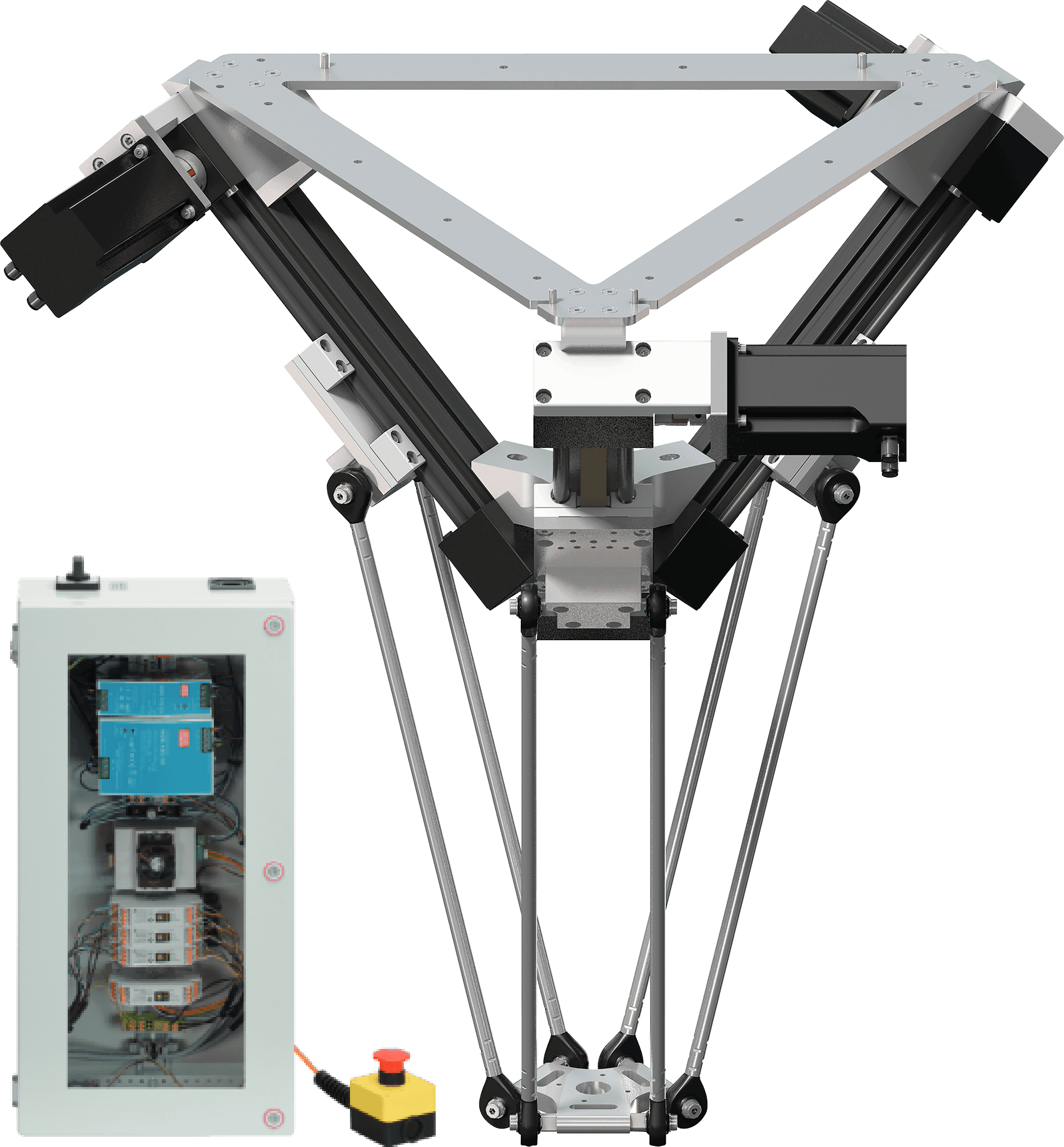 3-axis delta robot | DLE-DR-0002 | Working space diameter 360 mm