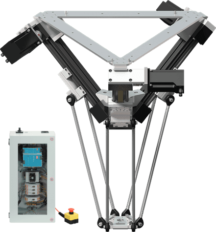 3-axis delta robot | Pre-assembled with controller | Working area diameter 660 mm