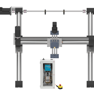 Room portal robot | DLE-RG-0014 | Working area 500 x 500 x 200 mm