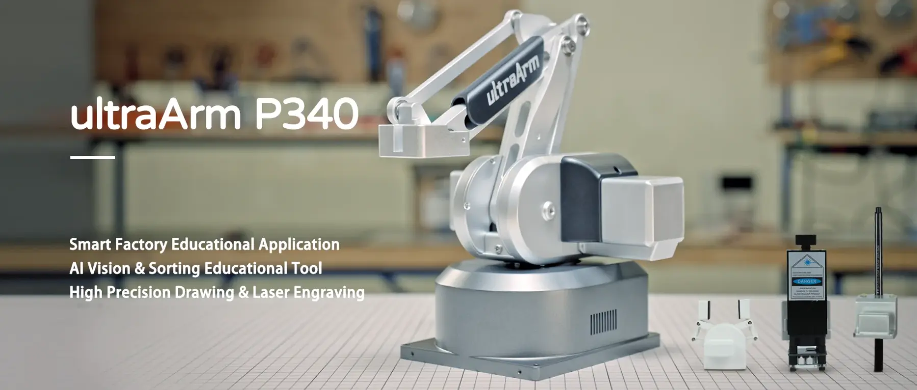 Elephant Robotics UltraArm P340 | 4DOF | 350mm | 650g