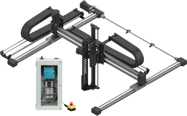 Room gantry robot | DLE-RG-0012 | Workspace 800 x 800 x 500mm